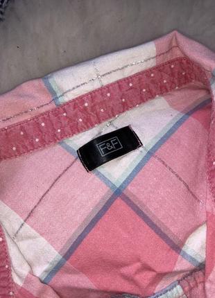 Рубашка рубаха ночная ночнушка клетка пижама домашняя сна дома6 фото