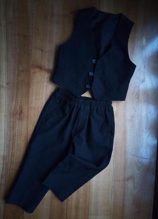 Борючний костюм для джентельмена palomino/ комплект для хлопчика/ штани + жилетка/ класика