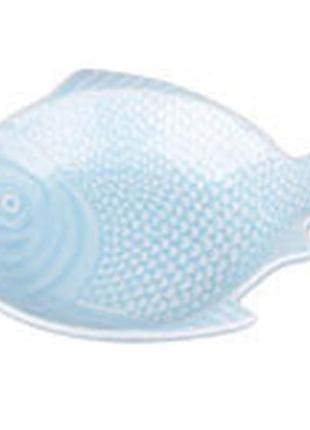 Блюдо "рыба голубая" 24х21см без упаковки2 фото