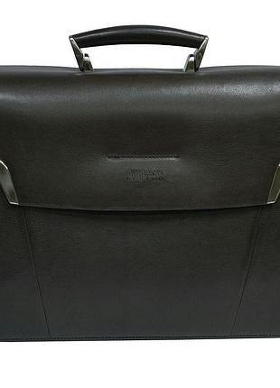 Шкіряний портфель giugiaro 9427-42 moro коричневий