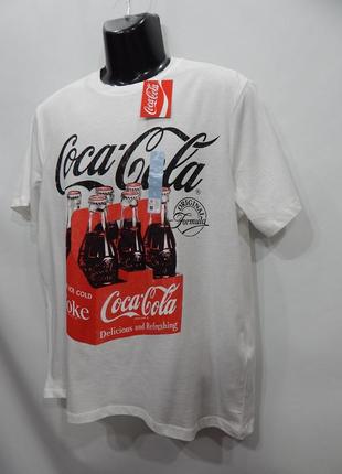 Мужская футболка coca-cola at primark  оригинал р.50 085fmls  (только в указанном размере, только 1 шт)4 фото