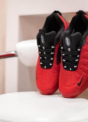 Nike air max 720 818 red 🆕 шикарні зимові кросівки 🆕 купити накладений платіж7 фото