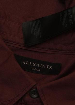 Allsaints рр m рубашка из хлопка7 фото