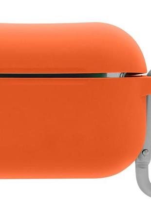 Чехол для наушников airpods pro оранжевый