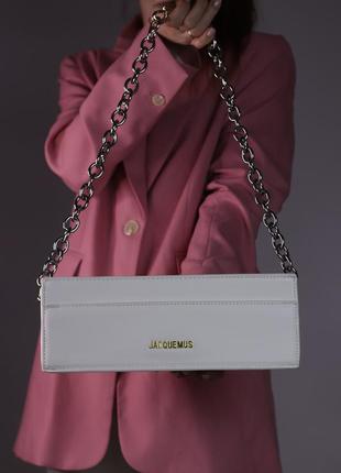 Жіноча сумка jacquemus le ciuciu white, женская сумка, жакмюс білого кольору
