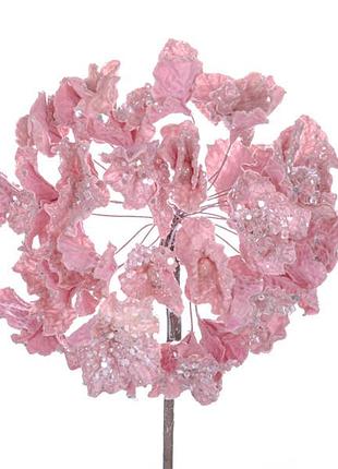 Веточка декоративная "гортензия" 51см