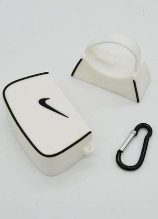 Чехол для наушников airpods 1/2 nike bag white2 фото