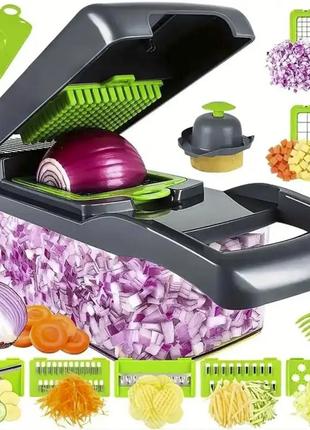 Овочерізка , слайсер для овочів та фруктів, подрібнювач овочів bass polska bh 102471 фото