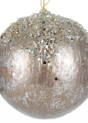 Ялинкова прикраса "шар" 12 см1 фото