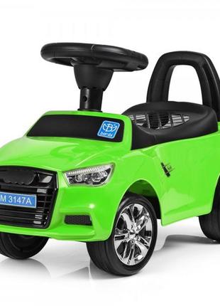 Толокар-каталка бб audi m-3147a-5-green зеленый