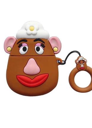 Чехол для наушников airpods 1/2 toy story mrs. potato head