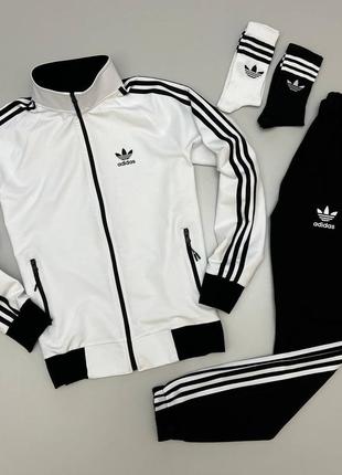 Спортивный костюм высокого качества в стиле adidas: кофта + штаны 2 пары носков в подарок3 фото