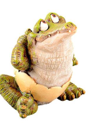 Фігурка декоративна "крокодил" 10 см