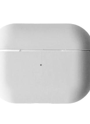 Чехол для airpods pro silicone case microfiber (с микрофиброй) white