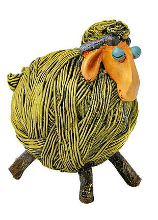 Фігурка декоративна "овечка" 8х6х9 см