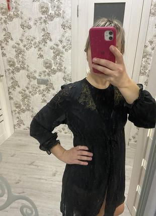 Халат черный komilfo onyx