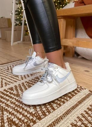 Кроссовки зимние nike air force 1 low winter reflective