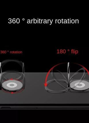 Кольцо держатель подставка металлическое попсокет popsoket popsockets для телефона смартфона ks360 черный4 фото