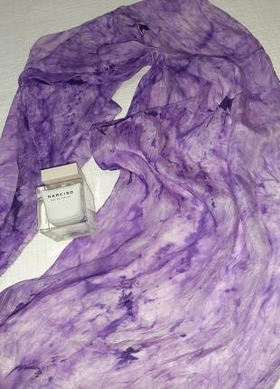 Шовк !!! шикарний хустка, шарф натуральний шовк, 40 * 147, італія