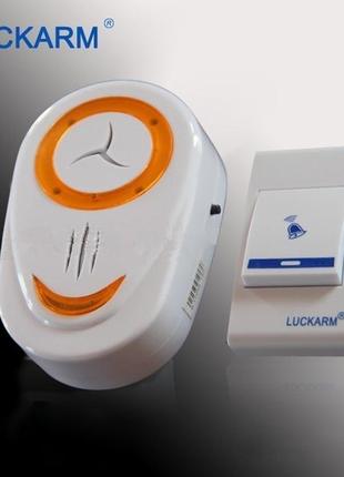 Дзвінок дверний в розетку luckarm 005 yellow