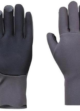 Рукавиці shimano chloroprene exs 3 cut gloves l к:gray1 фото