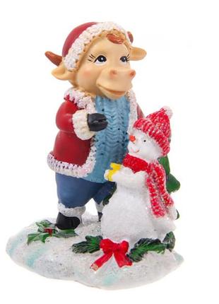 Фигурка декоративная "бычок" 8х6,5х9 см