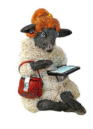 Фигурка декоративная "модница" 5х4х6см