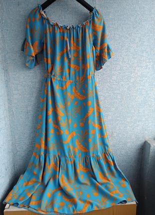 Новое натуральное женское платье сарафан george6 фото