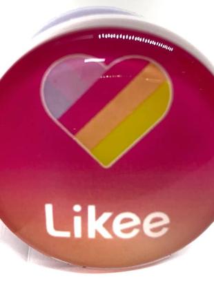 Тримач (попсокет) для телефону likee рожевий