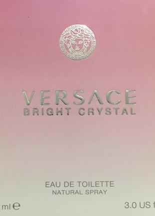 Духи versace bright crystal туалетная вода 90 ml2 фото