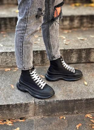 Alexander mcqueen tread slick 🆕 шикарні осінні черевики 🆕 купити накладений платіж10 фото
