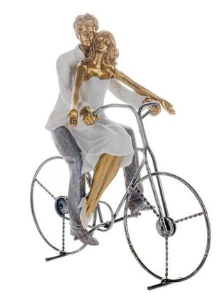 Фігурка декоративна "пара на велосипеді" 26х12,5х26,5см