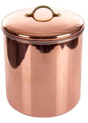 Набор банок для хранения сипучих продуктов из 4 шт (20см, 18см, 16см, 12см) нерж. сталь