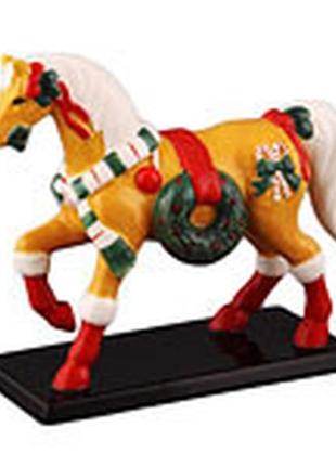 Фигурка декоративная "праздничная лошадь" 8х17х16см2 фото