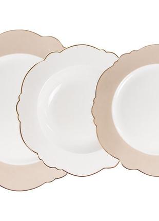 Набор посуды 6 пр( 2 тарелки 26 см, 2 тарелки 22 см, 2 тарелки 20 см)5 фото