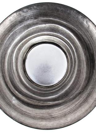 Тарілка кругла "марія" 21 см, срібло