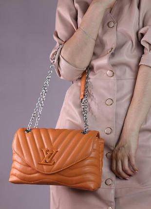 Жіноча сумка louis vuitton foxy, женская сумка, брендова сумка луї віттон, рудого кольору4 фото