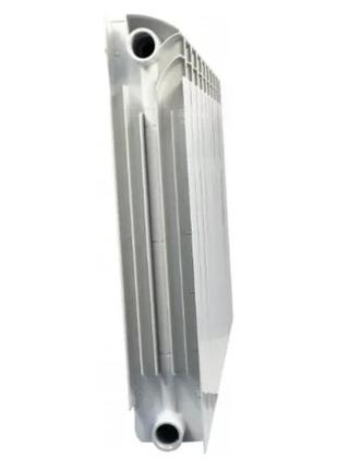 Биметаллический радиатор 0,8м 10 секций leonardo (500/100)4 фото