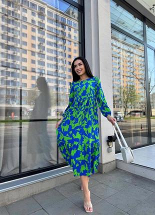 Модна жіноча сукня сарафан фіолетова новинка 20244 фото