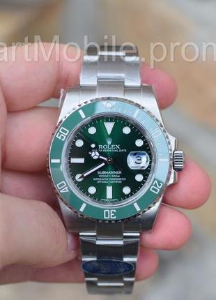 Наручные часы ролекс rolex submariner hulk 116610lv механизм 3135