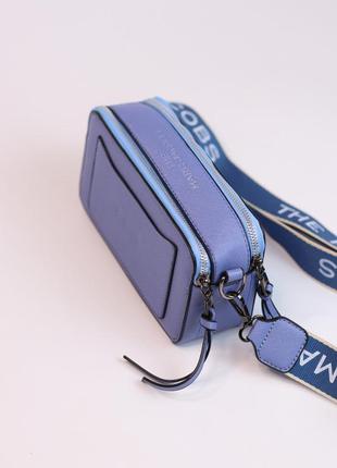 Женская сумка marc jacobs logo blue, женская сумка, марк джейкобс голубого цвета4 фото