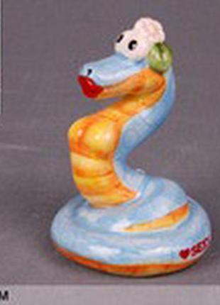 Фигурка декоративная "змея леди" 8см2 фото