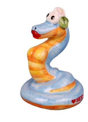 Фигурка декоративная "змея леди" 8см1 фото
