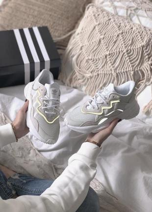 Adidas ozweego white/beige🆕 шикарные кроссовки адидас🆕 купить наложенный платёж