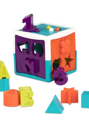 Розвивальна іграшка-сортер розумний куб battat lite bt2577z 12 форм7 фото