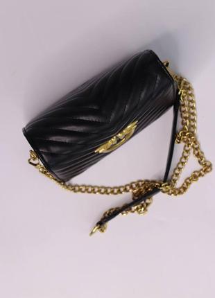 Жіноча сумка pinko love click classic quilt black, женская сумка, пінко чорного кольору5 фото