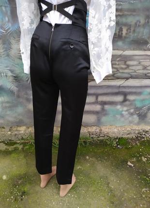Сногступенчатое брюки высокая посадка корсет плотные премиум бренд оригинал