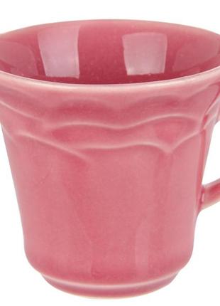 Кофейный набор "атена" 2 предмета темно розовый