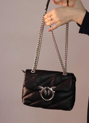 Женская сумка pinko love big puff small black, женская сумка, пинко черного цвета5 фото