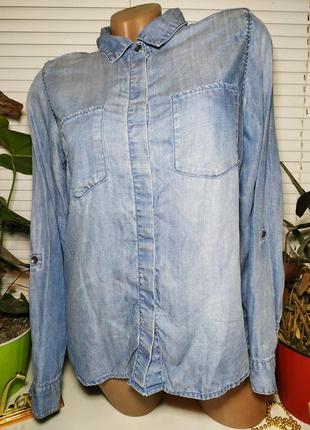 Джинсовая рубашка джинсовка